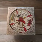 Fire Department Hand Painted Suncatcher By Spoontiques