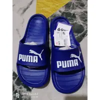 在飛比找蝦皮購物優惠-Puma 鞋子涼鞋藍色