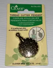 New Vintage Clover 455 Thread Cutter Pendant
