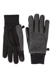 Windproof Fur Lined Mens Thermal Touchscreen Glove