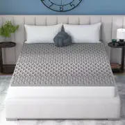 2 In. Full Cool Pod Convoluted Gel Memory Foam Mattress Topper