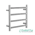 Linsol Allegra 4 Bar Heated Towel Rail Chrome