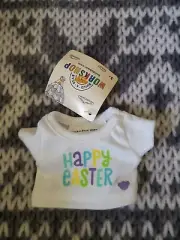 Build-A-Bear Buddies Happy Easter T-Shirt New with Tag
