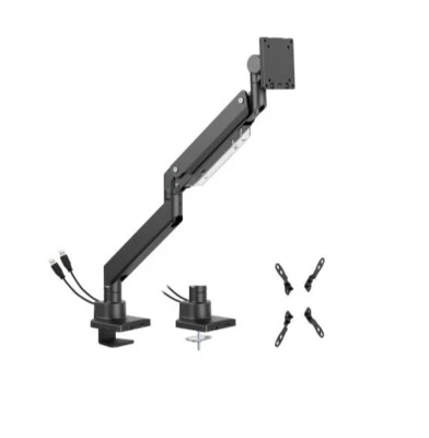 Brateck LDT80-C012UC SUPER HEAVY-DUTY GAS SPRING MONITOR ARM WITH USB-A AND USB-