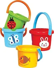 Gowi Toys Sandpit Bucket, 14 cm Diameter, Multicolor