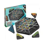 Funny Chain Triangle Game, Interactive Peg Game Triangle Chess Board Game Large