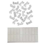 Wire Clamp Cable Cord Clips 20PC Cord Management Table Wall Tidy Holder