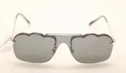 MIU MIU SMU 55U 1BC-175 Dark Grey/Silver Women's 33mm Sunglasses (#300)