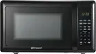 Compact 0.7 Cu. Ft. Microwave Oven with Touch Control and Child Lock, Black