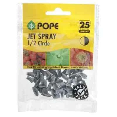 Pope 1 / 2 Circle Poly Micro Jetspray - 25 Pack,Up to 1m radius spray UV treated