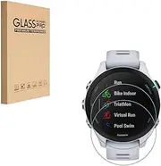 HYGMOCC Screen Protector for Garmin Forerunner 255s /255s Music 41mm Smartwatch Tempered Glass Film, 9H Hardness,Anti-Scratch,High Definition,Bubble Free (3 pcs)