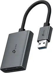 TP-Link USB 3.0 Type-A to SD & microSD 3.0 Card Reader, Support Multi-Type SD Cards up to 2TB, Dual Card Access simultaneously, Plug and Play, UHS-I Faster Transmit, up to 200MB/s(UA430)