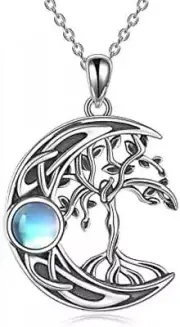 Tree of Life Necklace Sterling Silver I Love You in 100 Languages Necklace Gifts