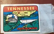 Tennessee State Windshield Decal Sticker Junk Journaling Scrapbooking
