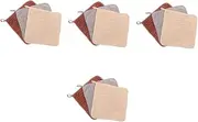 Baluue 4sets Bath Towels Beach Towels Spray Microphone Cover Towels Napkins Body Wash Floral Foam Pad Craft Foam Board Hanger Decorations Sink Dispenser Coral 3pcs*4