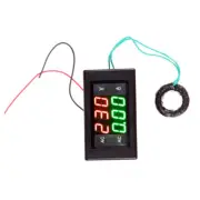 Digital Ammeter Voltmeter LCD Panel Amp Volt Meter Gauge AC 100A 80-300V AU