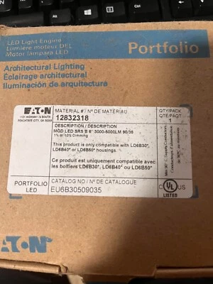 Eaton EU6B30509035/12832318 MOD LED SRS B 6" 3000-5000LM 90/35 Portfolio Light