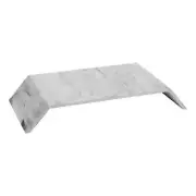 Mind Reader Marbella Collection MONUMENT Monitor Stand Office Resin White MARBLE