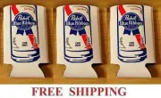 PABST BLUE RIBBON 3 PBR POUNDER 16oz BEER CAN COOLERS KOOZIE COOLIE HUGGIE NEW