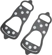 Holibanna Crampons Shoe Boots Climbing Accessories Grips Sneakers Ice Snow Gripper Socks Heel Toe Sole Hiking Fitter Feet Gel Filler Pad Snowfield Crampon Ankle Steel