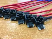 10 x Add A Circuit Low Profile Mini Fuse Holder APS & Free Red 10 AMP Fuses x 10