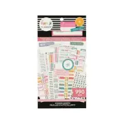 The Happy Planner Essentials Tracker & Checklist Classic Stickers Assorted