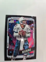 2025 TOPPS CHROME FOOTBALL DAN MARINO BLACK ECLIPSE REFRACTOR SERIAL #10/10 RARE
