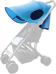 Baby Stroller Sun Shade Cover Universal Foldable Pushchair Sun Canopy UV Protection Infant Pram Sun Visor for Outdoors Stroll(Only Sun Shade)