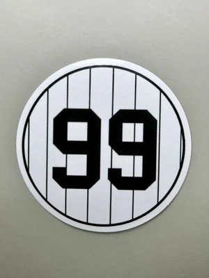 Aaron Judge 3” Number 99 Badge Sticker