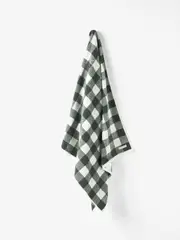 Flinders Check Bath Sheet (Pine)