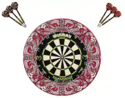 Winmau MvG Diamond Dartboard, Darts and Shot Darts Anthem Surround Set