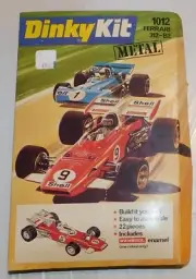 1971 DINKY #1012 FERRARI 312 - B2 F1 RACING CAR DIECAST METAL MODEL KIT NIB