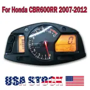 Speedometer Cluster For Honda CBR600RR 2007-2012 Tachometer Gauges TACH Odometer