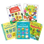 COUNTING BOOK / OPPOSITES / SHAPES / WORD BOOK / COLOURS: USBORNE LIFT-THE-FLAP FIRST SKILLS/FELICITY BROOKS【禮筑外文書店】