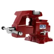 Wilton Utility Bench Vise, 5-1/2" Jaw Width, 5" Jaw Opening, 3-1/4" Throat (M...