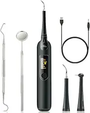 Electric Dental Calculus Tartar Remover High-Frequency Vibration Tartar Scraper Remover Tooth Stains Cleaner…