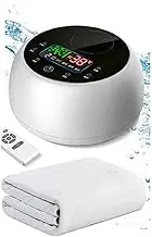 Water Heated Mattress Wireless Remote Soft Comfort and Safe & Radiation Free Electric Heating Double Water Circulation Mattress Safe Constant Temperature