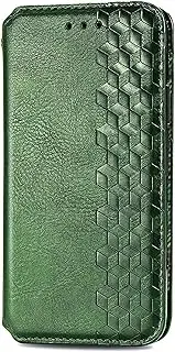 [YBROY] Case for Samsung Galaxy Z Fold5 5G, Magnetic Flip Leather Premium Wallet Phone Case, with Card Slot and Folding Stand, Case Cover for Samsung Galaxy Z Fold5 5G.(Green)