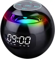 Digital Alarm Clock, Premium Desk Clock and Bedside Clock with FM Radio, Large