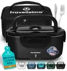 Electric Lunch Box for Adults, 80W Heated Lunch Box 1.5L Stainless Steel Elec...