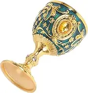 iplusmile Wine Glass Decoration Medieval History Lovers Vintage Goblet Wine Goblet Glasses Mini Holy Water Cup Goblets Medieval Halloween Goblets Renaissance Cup Wine Chalice Zinc Alloy