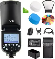 Godox V1 V1-O Flash for Olympus Panasonic Camera TTL Flash Speedlite 1/8000 HSS,