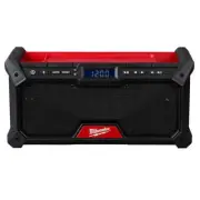 Milwaukee 2952-20 M18 Bluetooth Portable Jobsite Radio - AM/FM USB-C Charging
