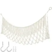 Stuffed Animal Holder Net Cotton Rope Hammock Wall Corner Toy Hammock Net CXP