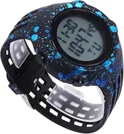 [FOMIYES] Watch Protector Screen Stop Waterproof Dive Sports Automatic Digital Smart Analog Alarm Clock for Alarm Clocks Alarm Clock Blue Stainless Steel