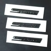3x Black SDrive Glossy Plastic Sticker Emblem Decal Badge Engine G29 Coupe Turbo (for: Porsche)