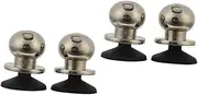 BIUDECO 2sets Metal Joystick for Phone Tablet Game Joystick Suction Cup Mini Fixed Silicone Base 2pcs*2