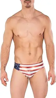 [Gary Majdell Sport] Men's USA Freedom Flag Stars & Stripes Bikini Swimsuit