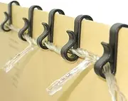 （Pack of 20） Lighting Outlet Gutter Hang Hooks - Gutter Hooks Plastic S Clip for Christmas Light Clip, Holiday Lighting,Party Led Icicle Fairy Lights - No Need to Hammers, Nails or Sticky Pads.