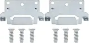 [Spare Hardware Parts] for IKEA Part 116791 and 139301 with Screws, Bed Frame mounting Plate (116791+110789)